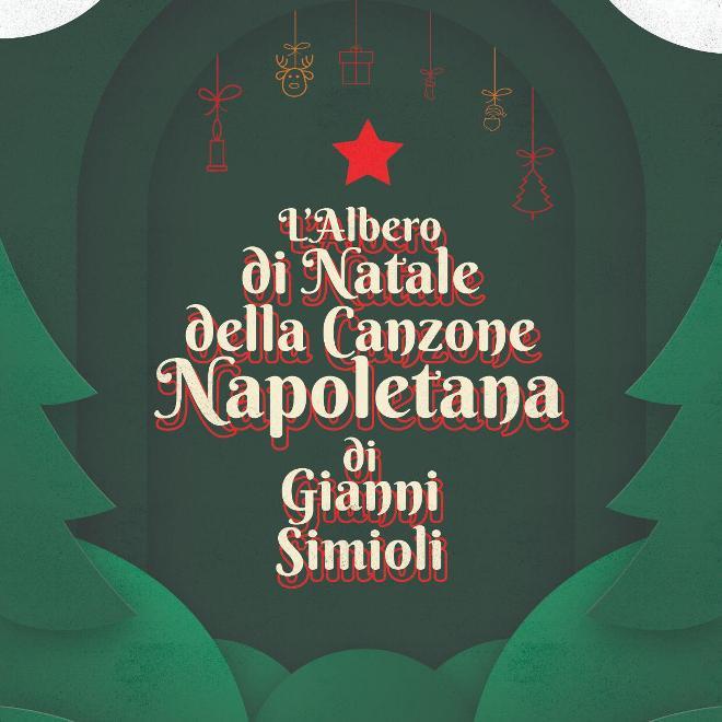 Locandina della manifestazione lâalbero di Natale della canzone napoletana